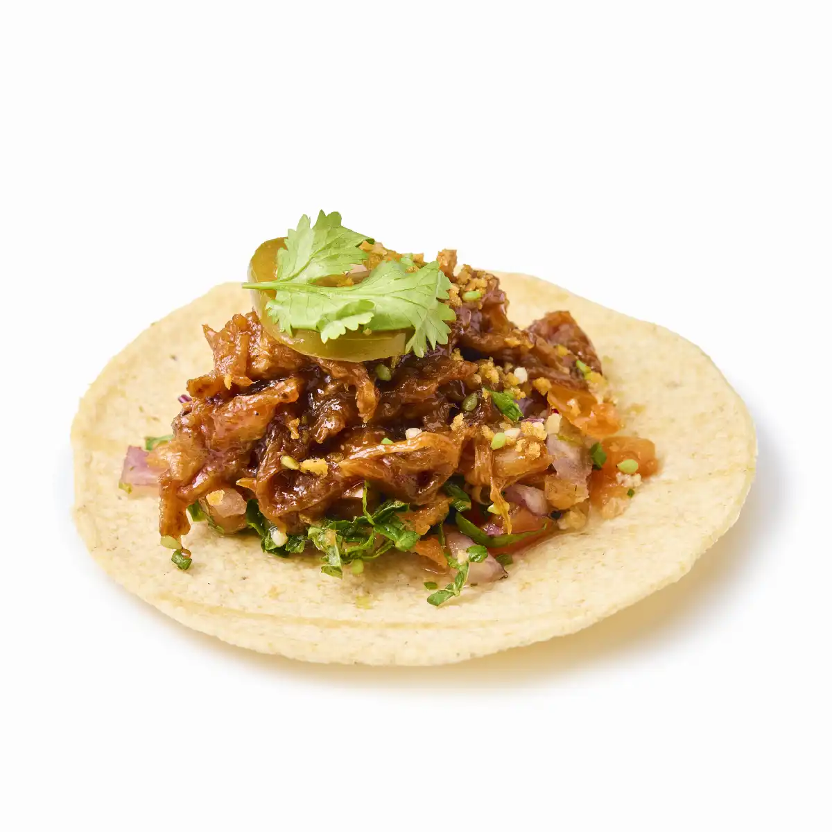 Pulled pork taco