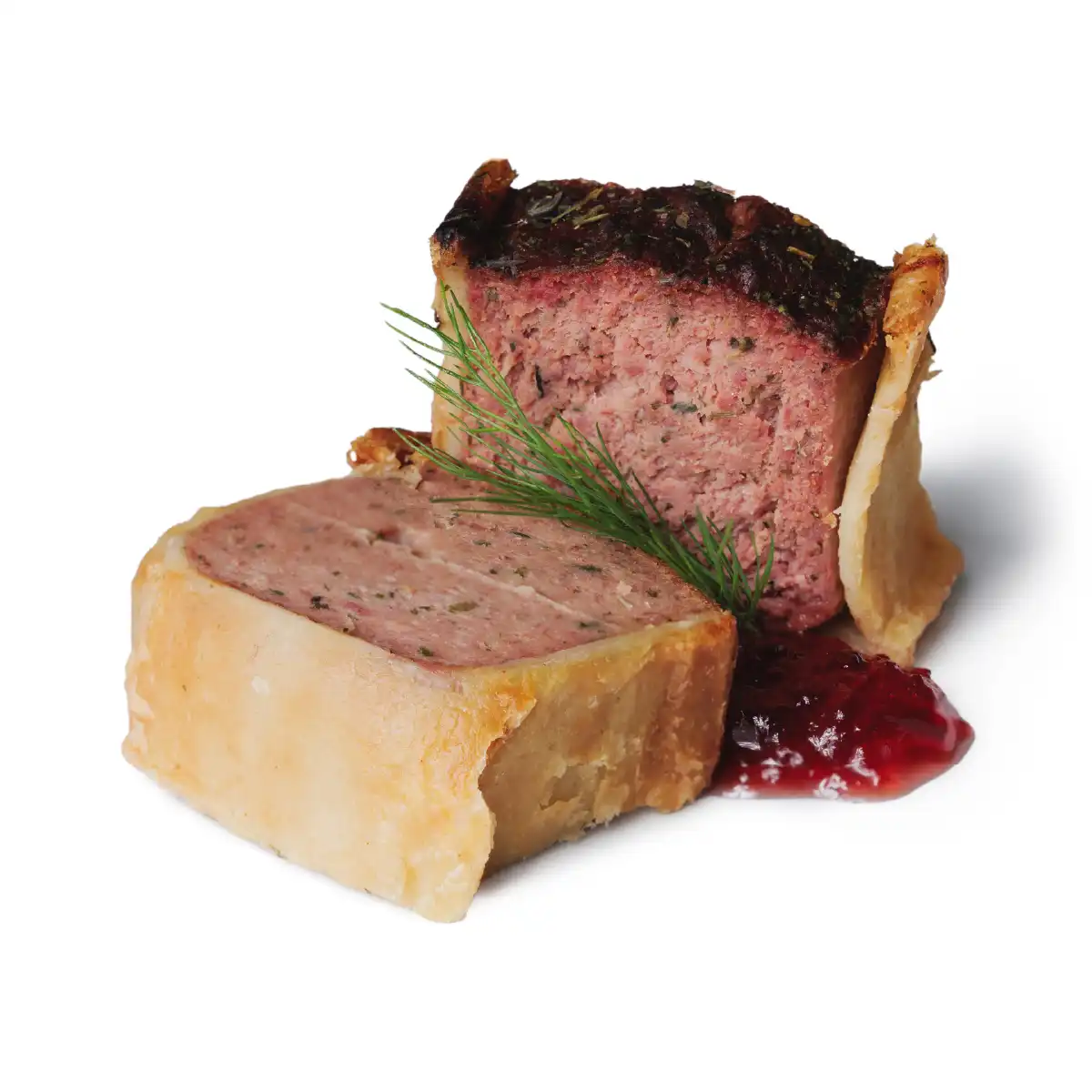 Innbakað paté - tvær gerðir