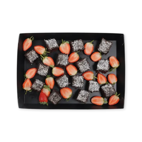 Skúffukaka & jarðaber