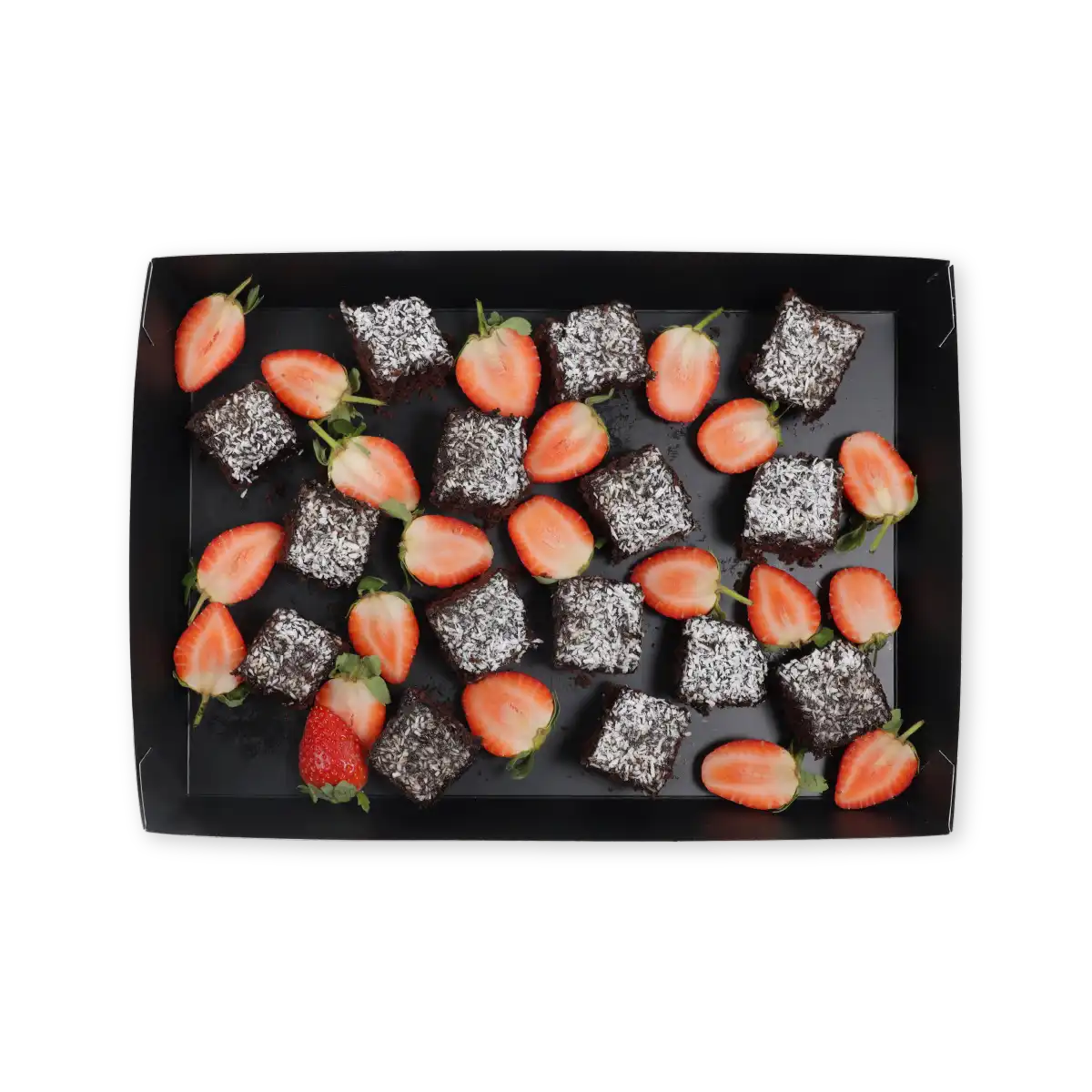 Skúffukaka & jarðaber